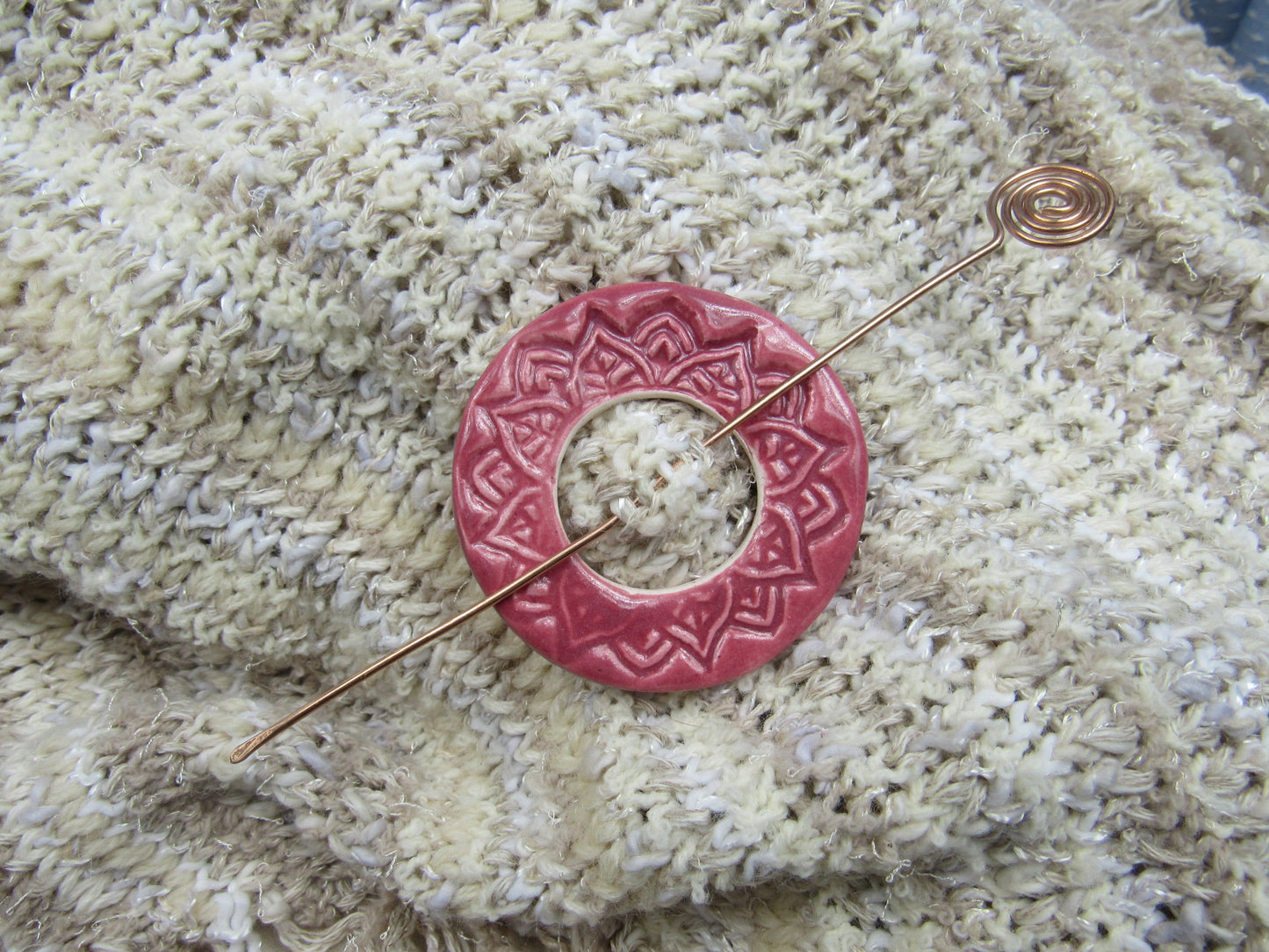 Ceramic Shawl Pins