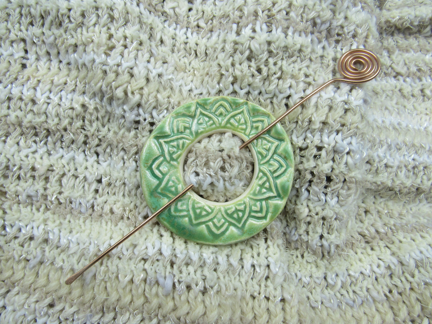 Ceramic Shawl Pins