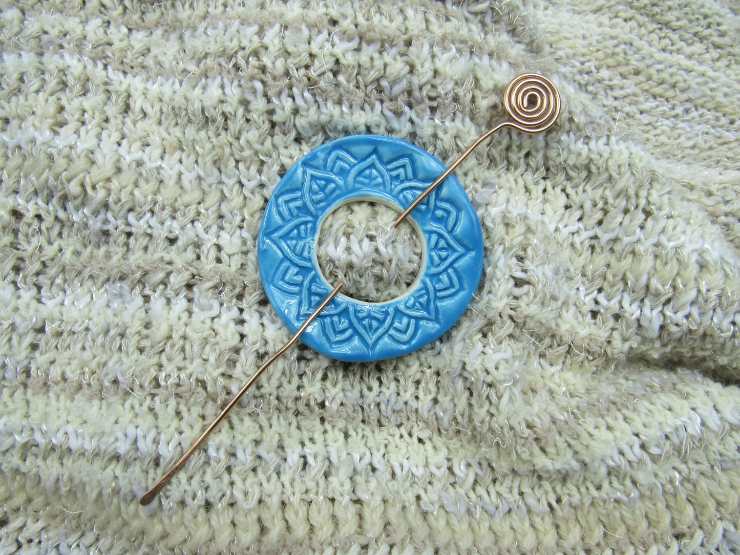 Ceramic Shawl Pins