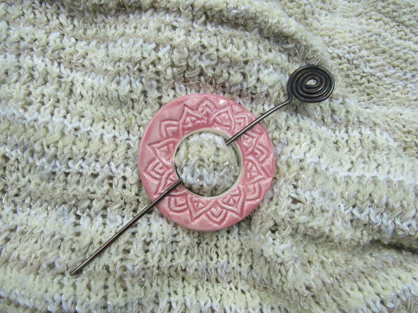 Ceramic Shawl Pins