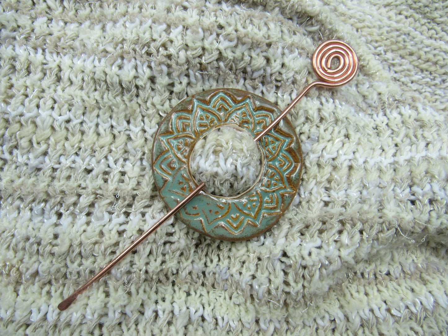Ceramic Shawl Pins