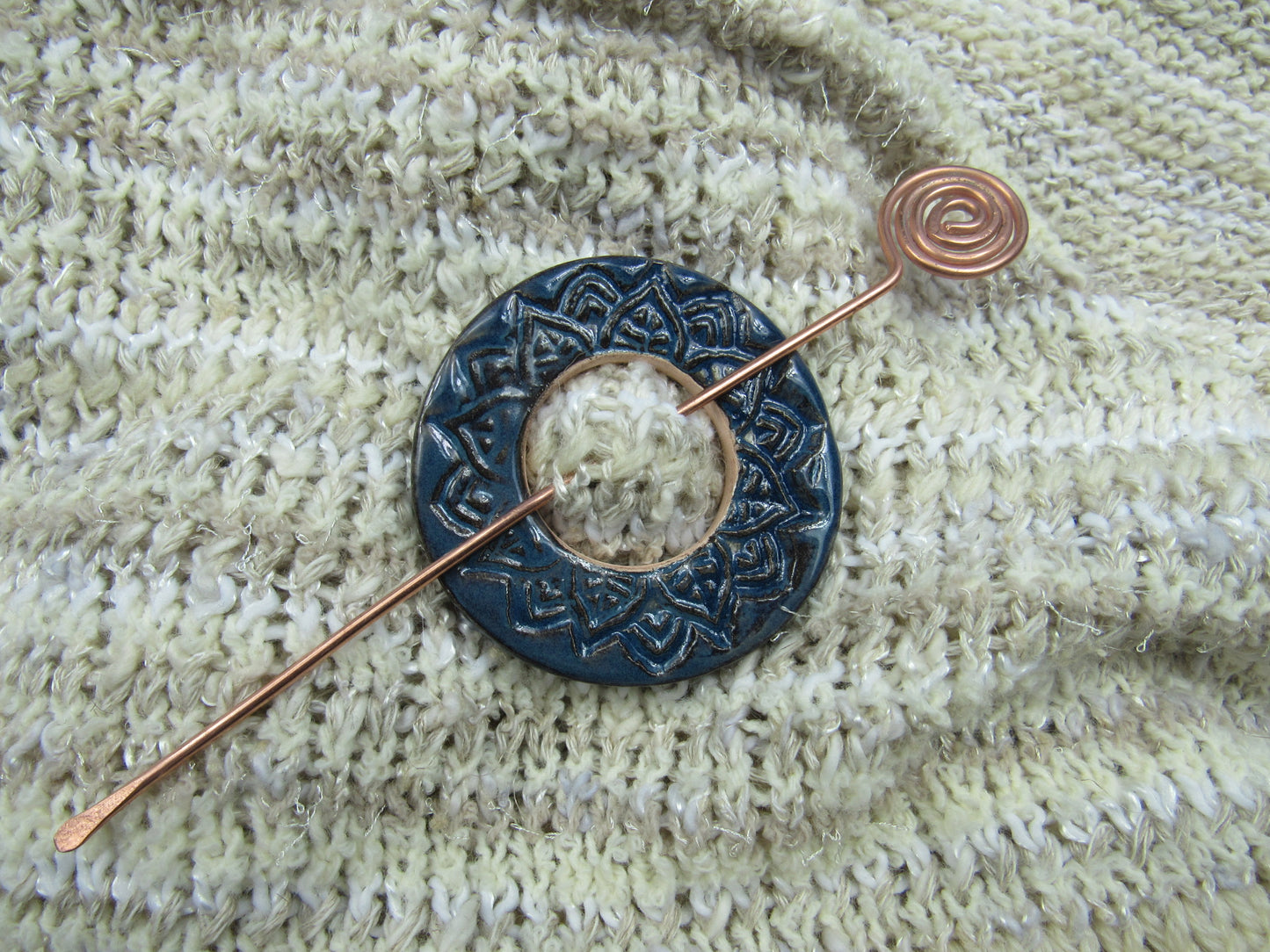 Ceramic Shawl Pins
