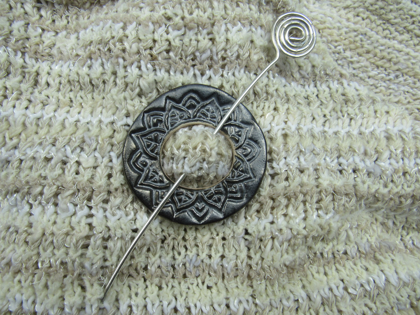 Ceramic Shawl Pins