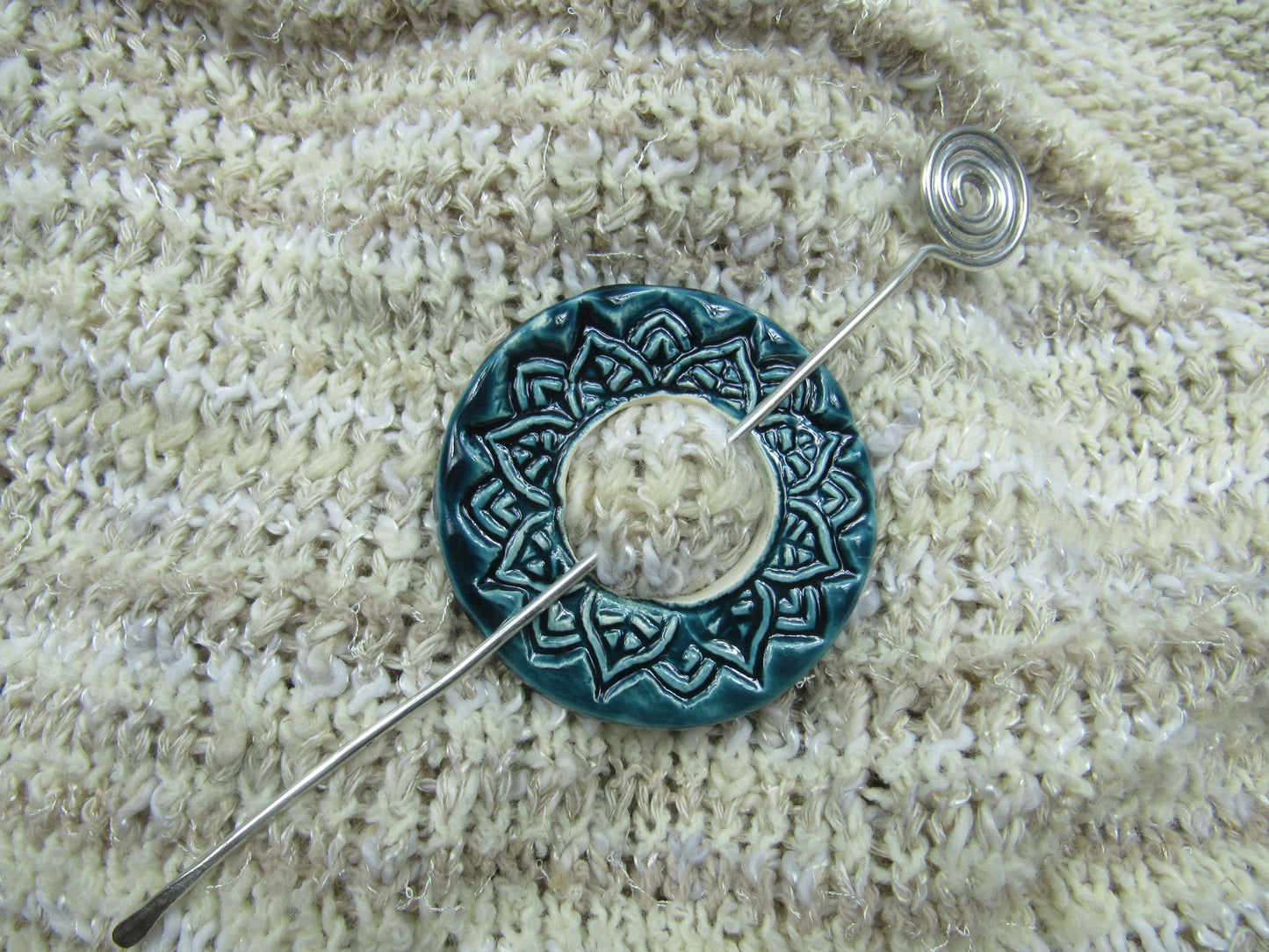 Ceramic Shawl Pins