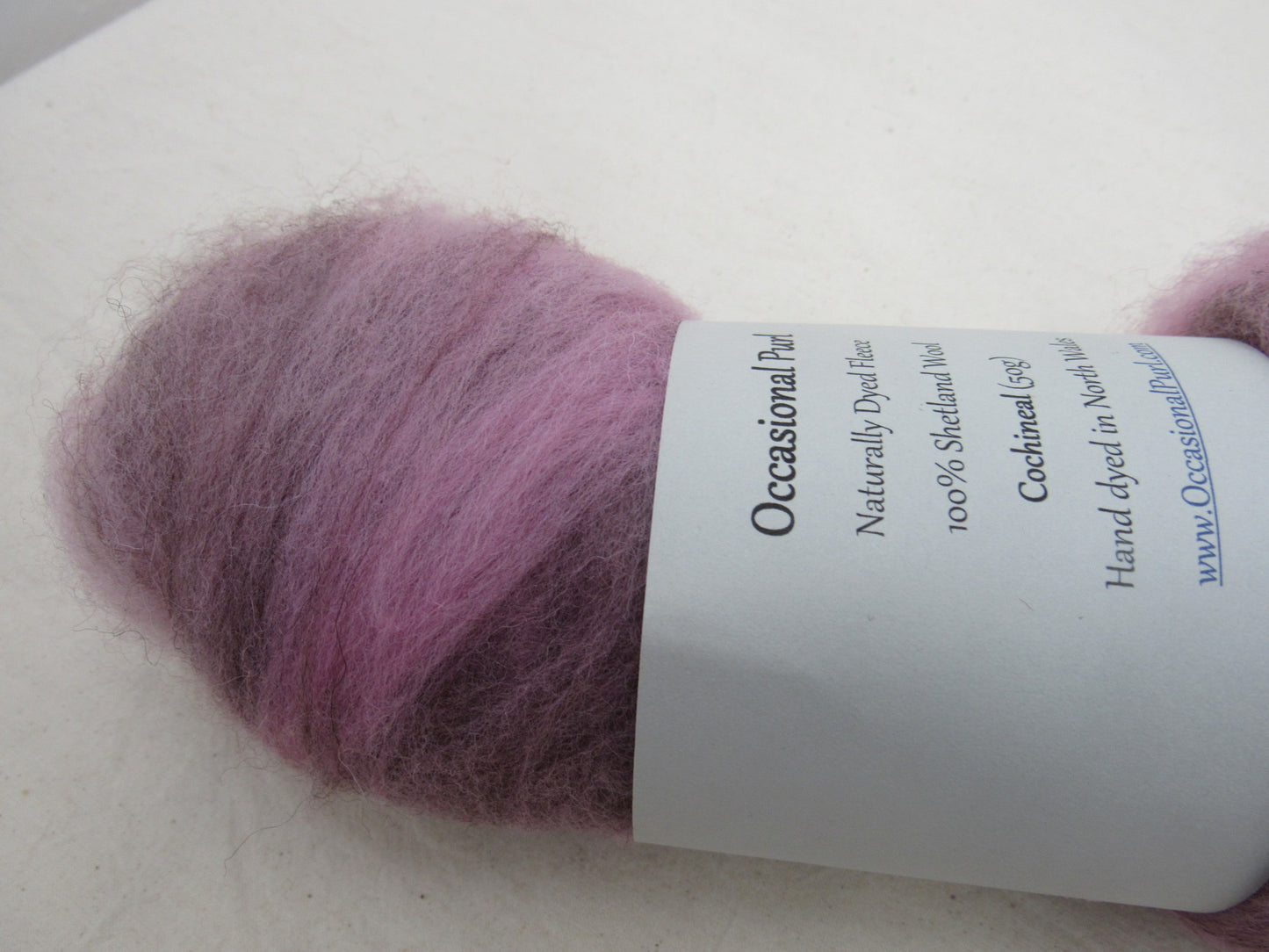 Natural Dye Shetland Wool Batts