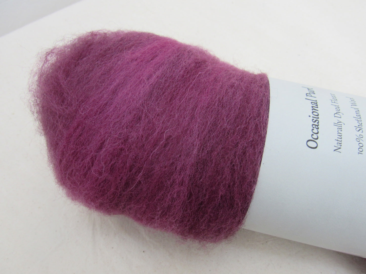 Natural Dye Shetland Wool Batts