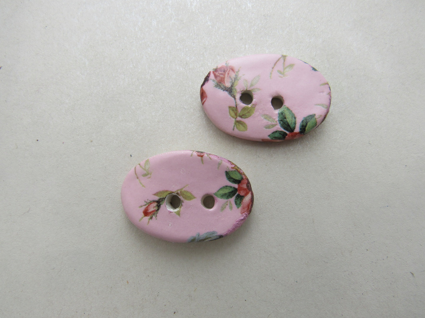 Medium Ceramic Decal Buttons
