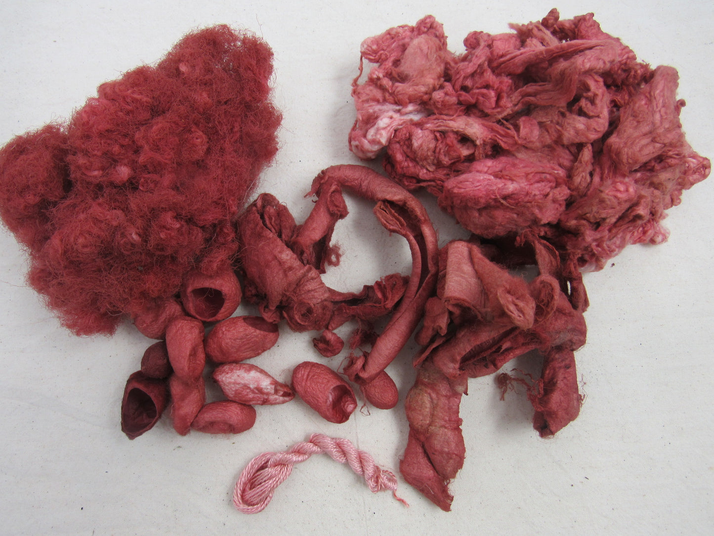 Natural Dye Silk Fibre Texture Pack