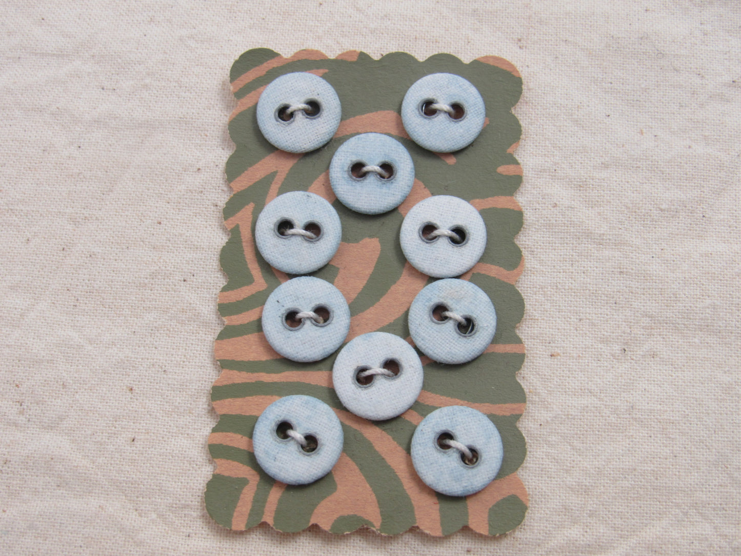 Naturally Dyed Linen Buttons