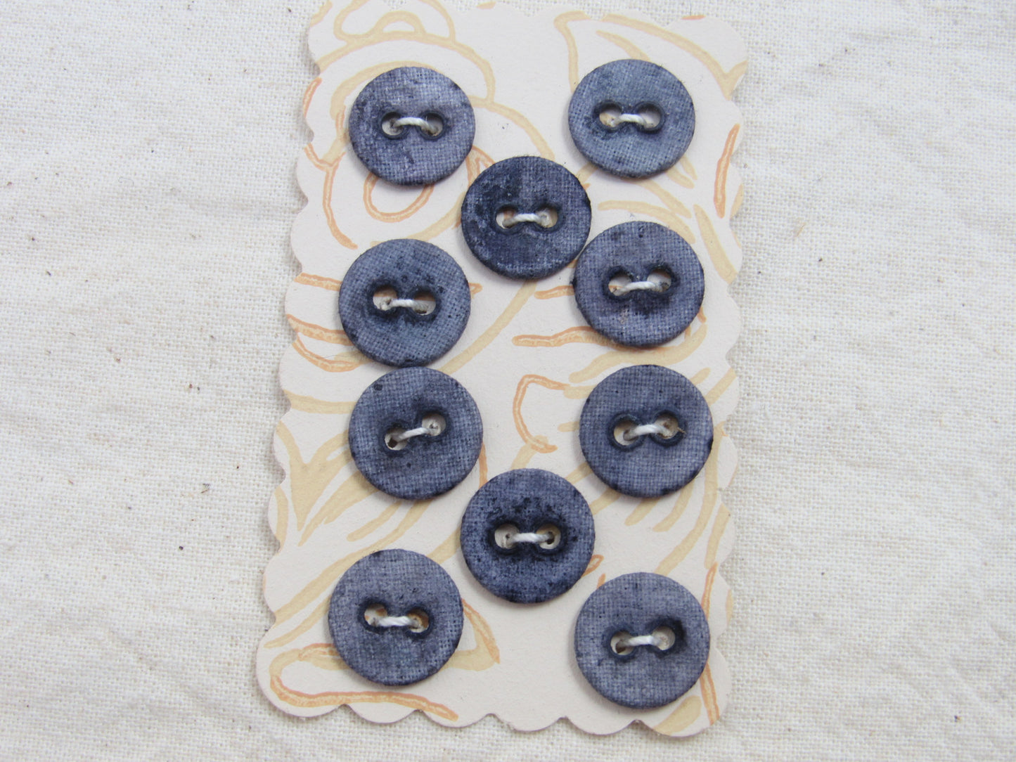 Naturally Dyed Linen Buttons