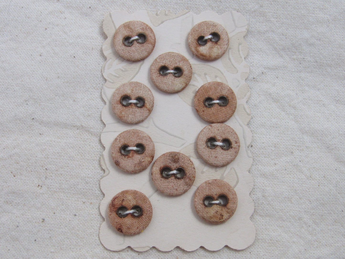 Naturally Dyed Linen Buttons