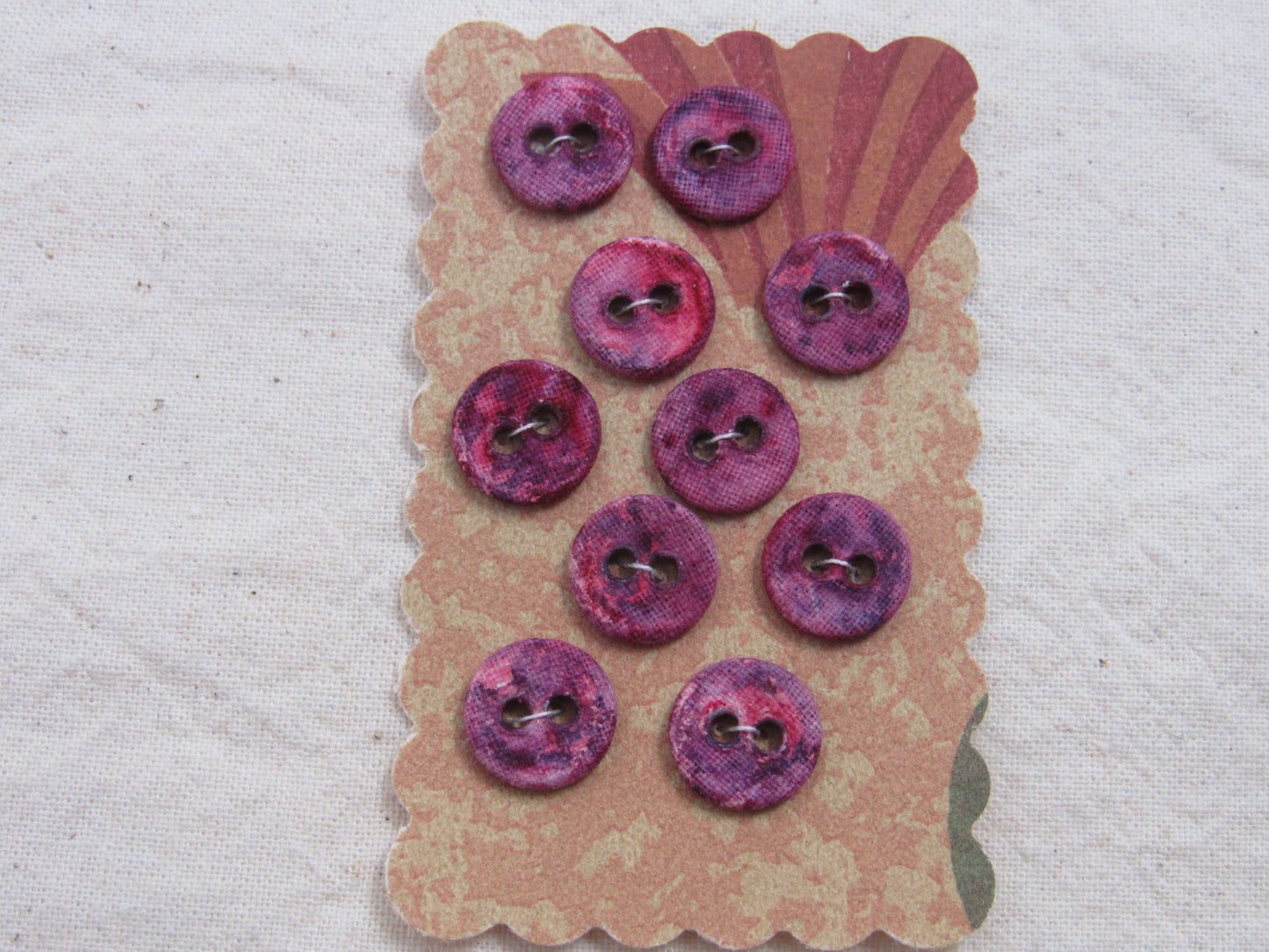 Naturally Dyed Linen Buttons