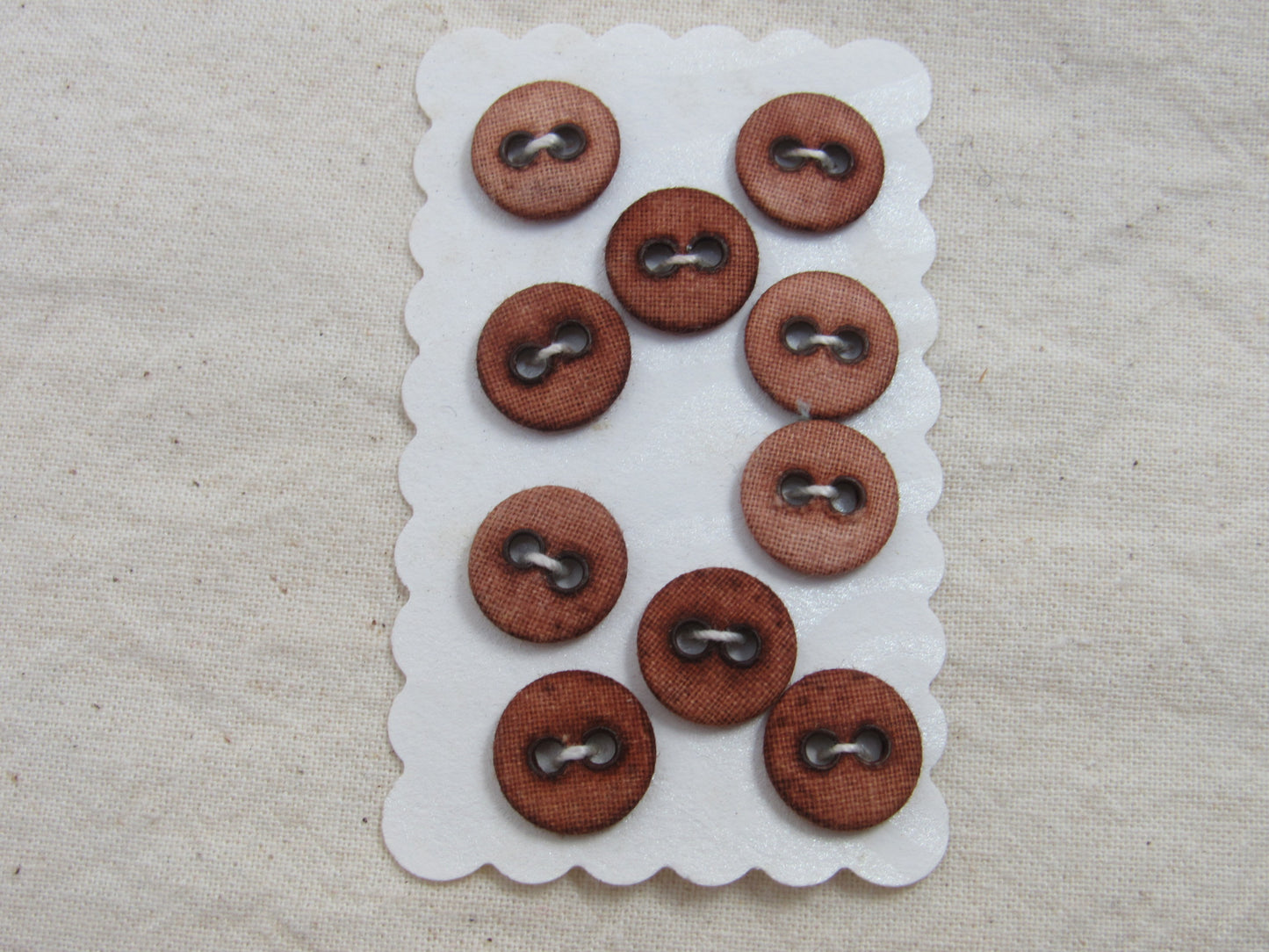 Naturally Dyed Linen Buttons