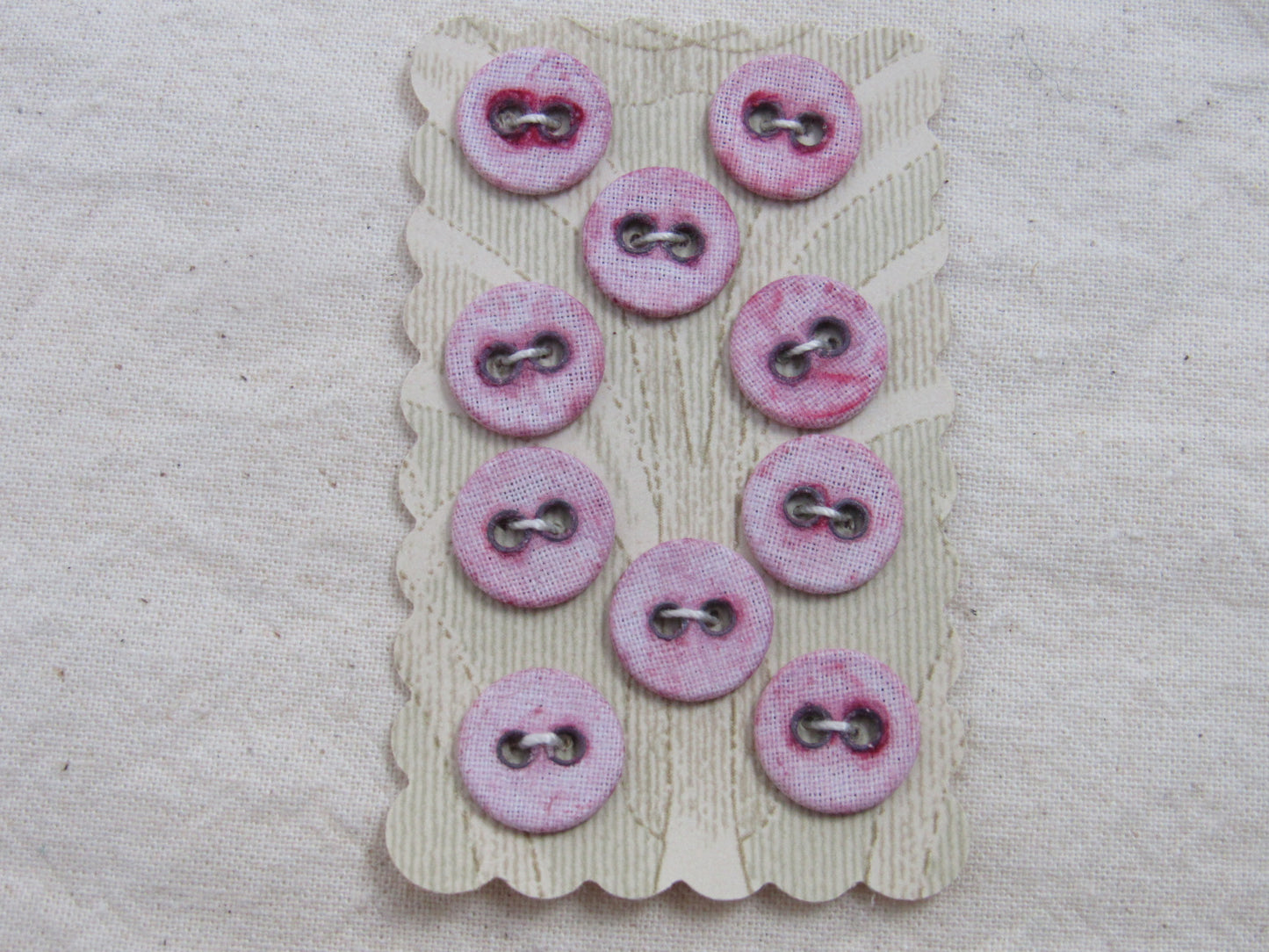 Naturally Dyed Linen Buttons