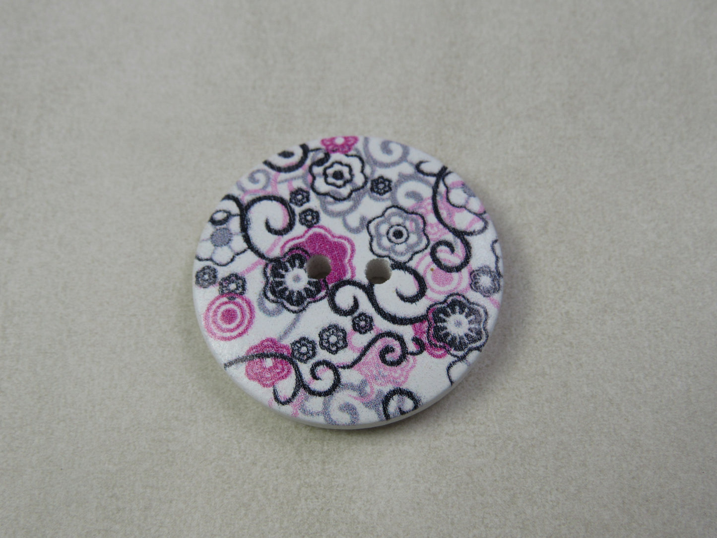 Painted Wooden Buttons