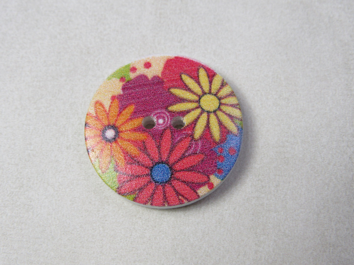 Painted Wooden Buttons