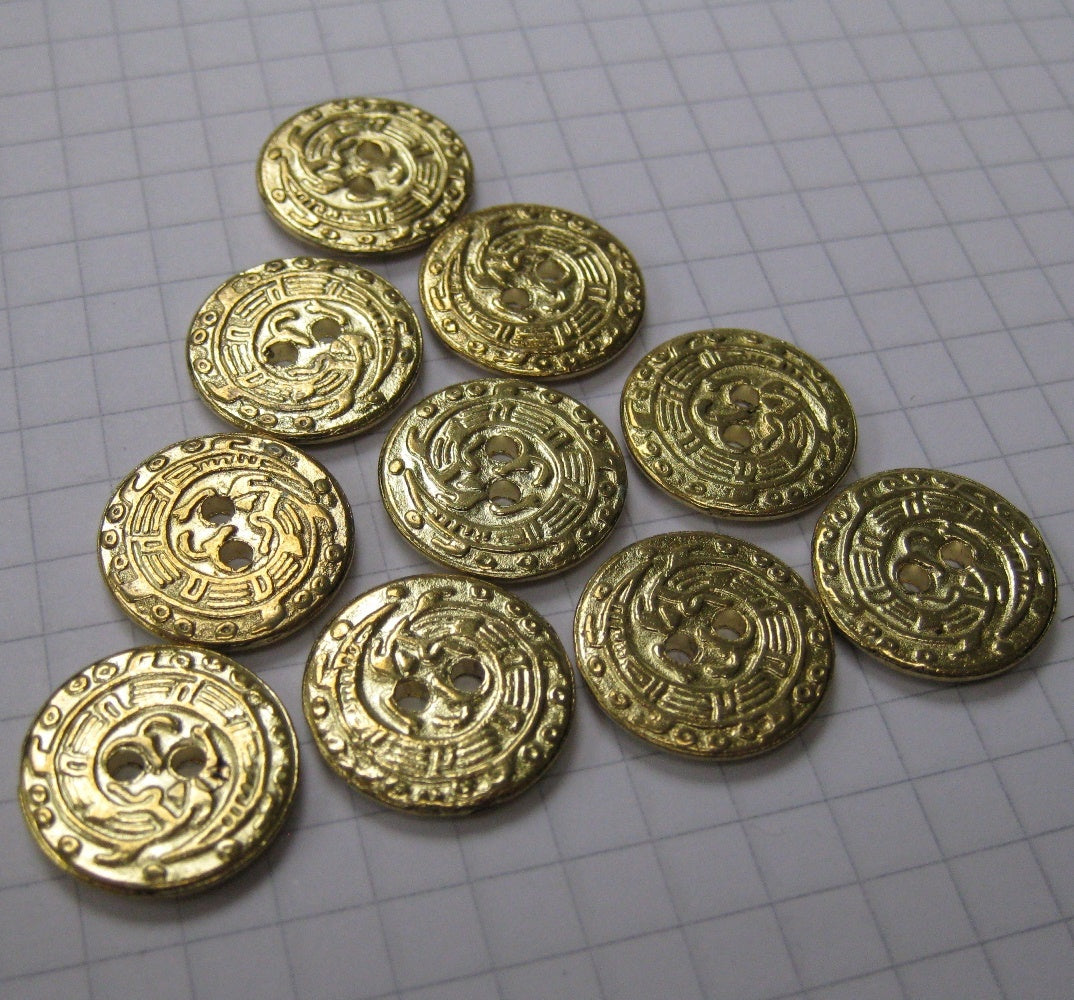 Brass Sew-Through Buttons