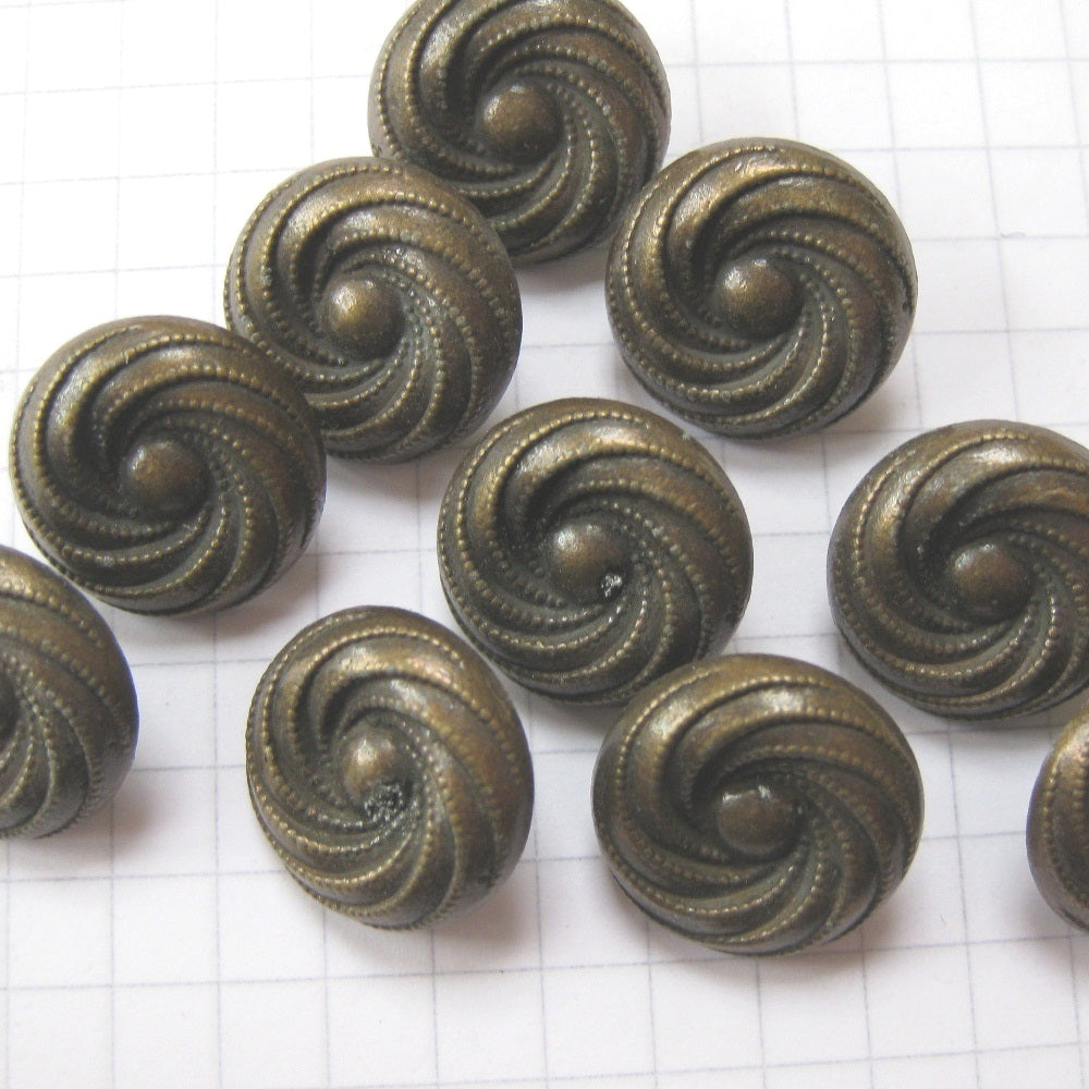 Metal Swirl Shank Buttons