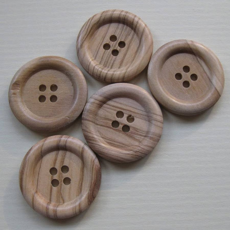 Flat Wooden Buttons