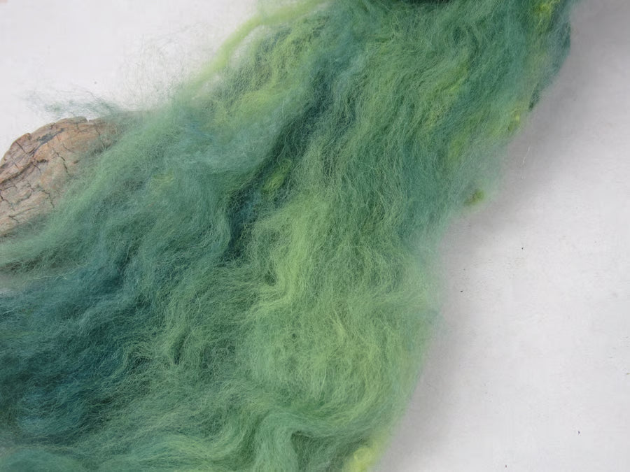Natural Dye BFL Felting Wool