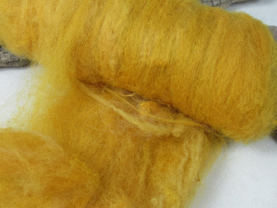 Natural Dye BFL Felting Wool