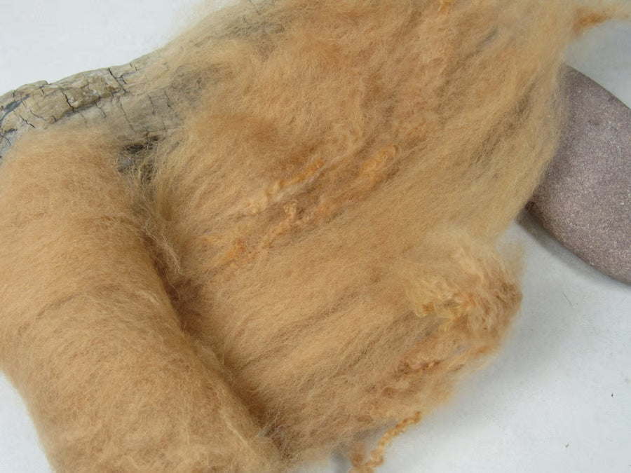 Natural Dye BFL Felting Wool
