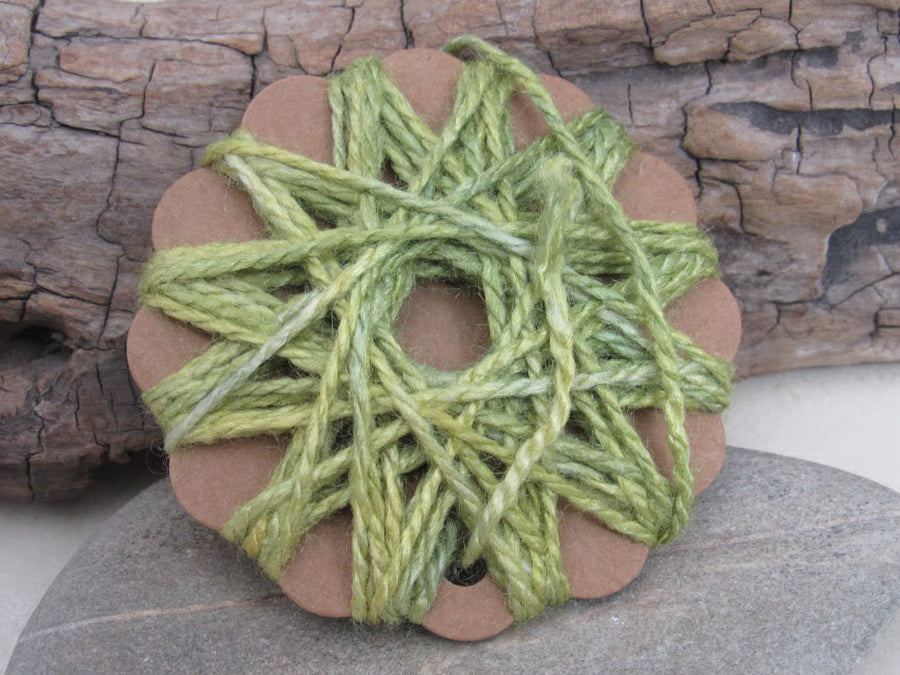10m Natural Dye Tussah Silk Embroidery Threads