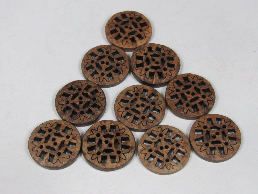 Coconut Shell Buttons