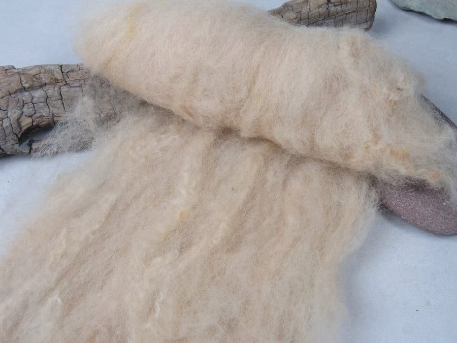 Natural Dye BFL Felting Wool