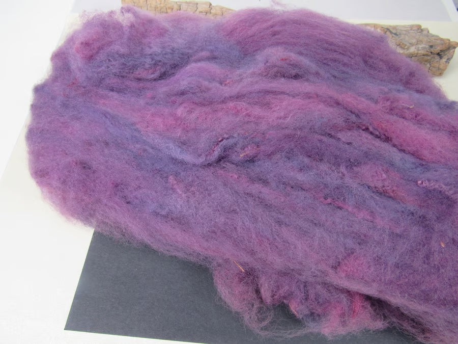 Natural Dye BFL Felting Wool