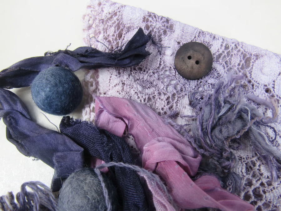Natural Dye Scrap Fibre Packs