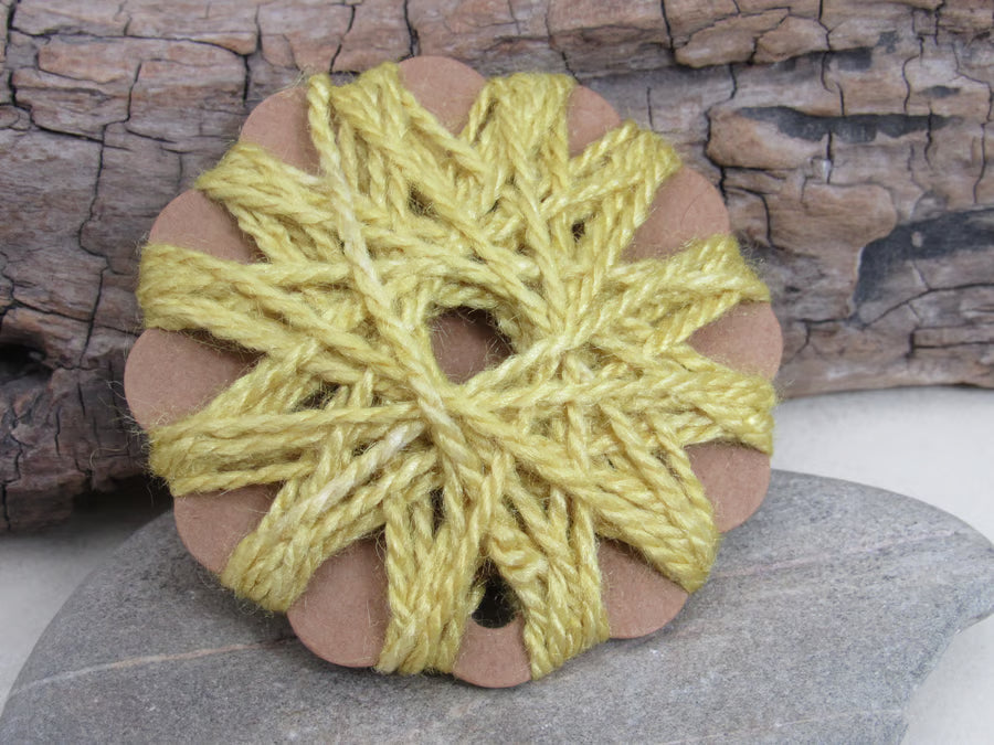 10m Natural Dye Tussah Silk Embroidery Threads