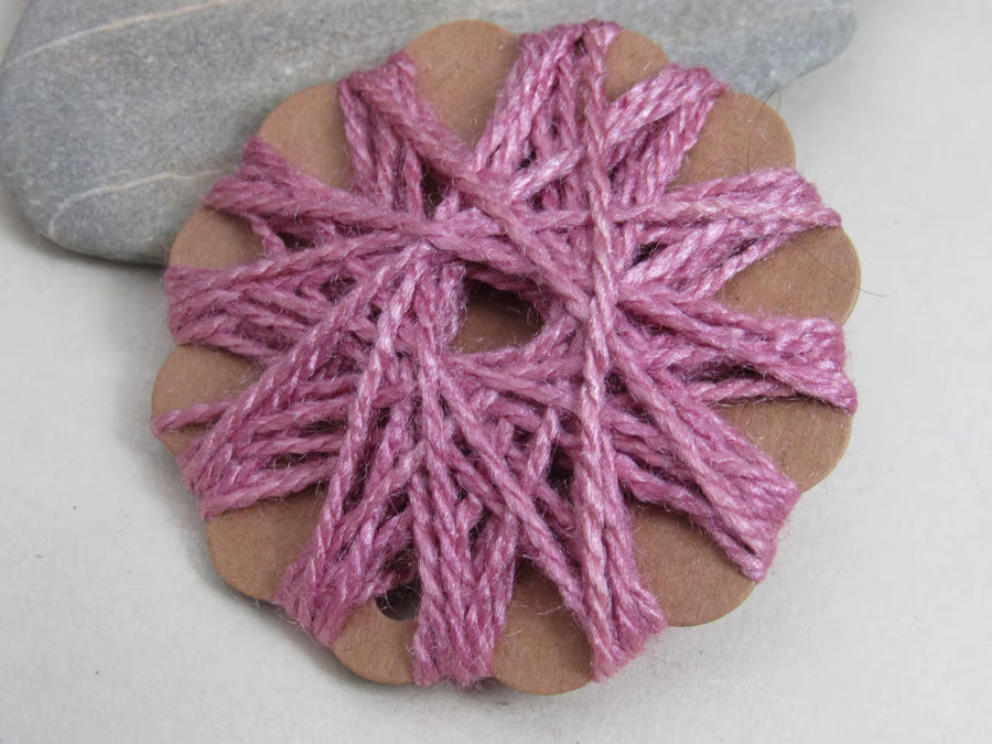 10m Natural Dye Tussah Silk Embroidery Threads