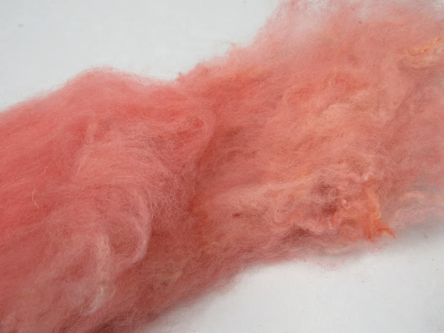 Natural Dye BFL Felting Wool