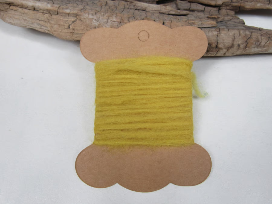 2.5m Natural Dye Wool Singles Couching Threads