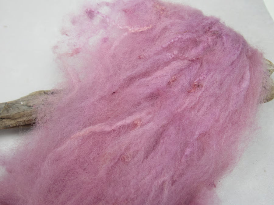 Natural Dye BFL Felting Wool